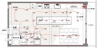 中古マンションをお料理教室のキッチンスタジオに